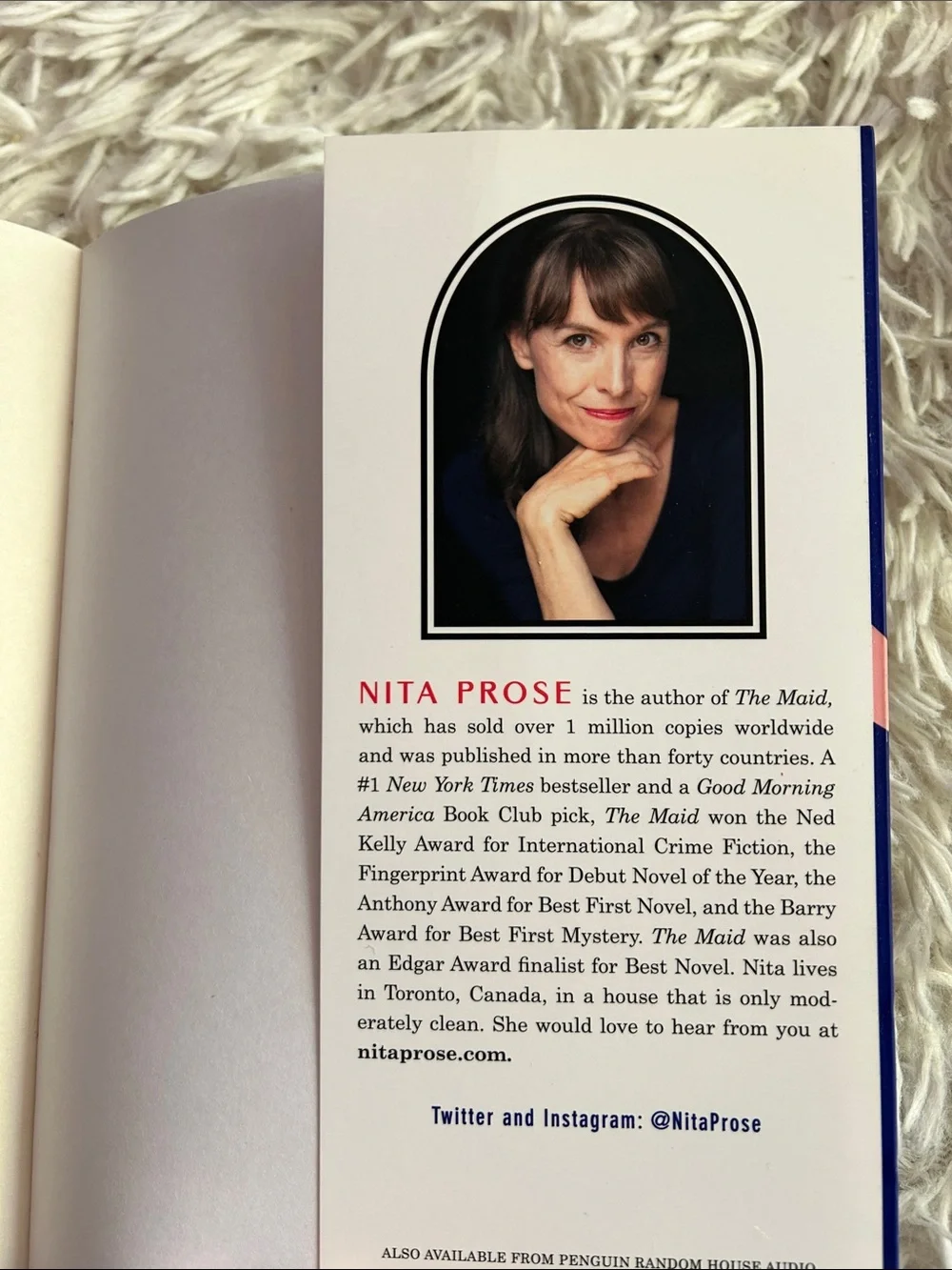 The Mystery Guest by Nita Prose - Blue paperback Novel, like new - Picture 7 of 7